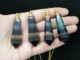 จี้หินฟลูออไรต์ หินฟลูออไรท์ หินฟลูออไรด์(Fluorite)เพนดูลั่ม ลูกดิ่ง Pendulumชิ้นละ1
