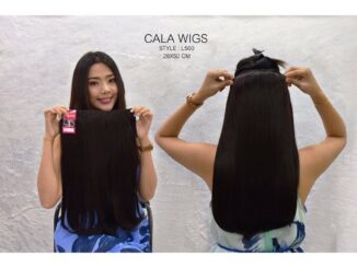 แฮร์พีช hairpiece  แฮร์พีชcalawigsราคาส่ง รหัสL500กว้าง28cmยาว60cmชิ้นหนาพิเศษไหมด้านเหมือนผมจริง แฮร์พีชตรงยาวปลายงุ้ม