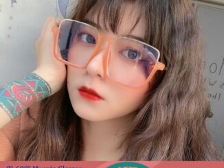 【0°-500° Short-sighted】แฟชั่น INS ผู้หญิงขนาดใหญ่สแควร์แว่นสายตาสั้นแว่นตาสำหรับคนหนุ่มสาว