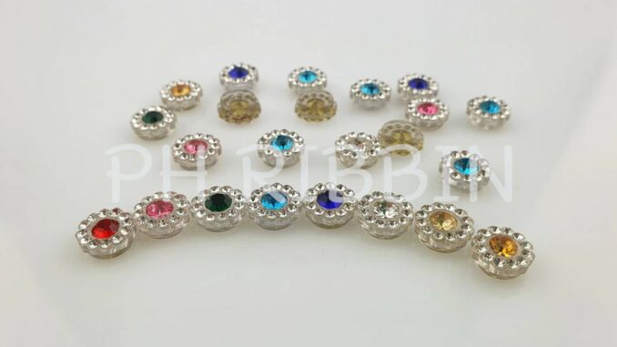 เพชรล้อม 10กรัม (ประมาณ 20ชิ้น)