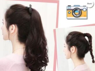 หางม้าผูกลอนคล้ายๆ  หางม้าผูกลอนสวยยาว40cm ปลายหนา สินค้าส่งในไทย