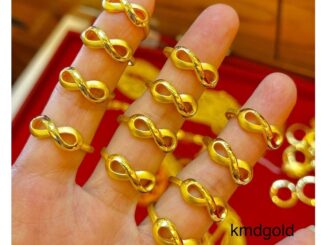 KMDGold แหวนทอง 1สลึง ลายแฟชั่น  ทองแท้ขายได้จำนำได้ พร้อมใบรับประกันสินค้า