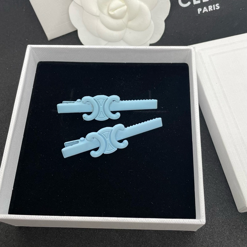 [ 1 คู่ ] กิ๊บหนีบผม สีสันสดใส งานติดโลโก้ CL HAIR CLIP งานแฟชั่นเก๋ ไว้ประดับผม น่ารักมากค่ะ