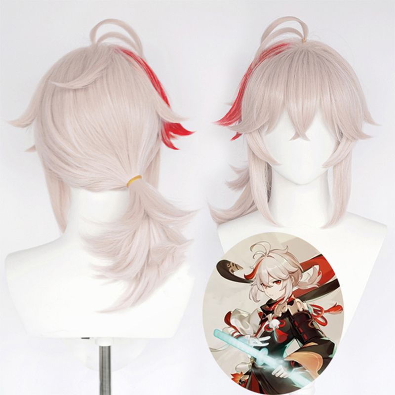 50Styles! Genshin Impact Cosplay Wig Venti Keqing Barbara Diluc Kaeya Noelle Traveler Lumine Aether Amber Heat Resistant