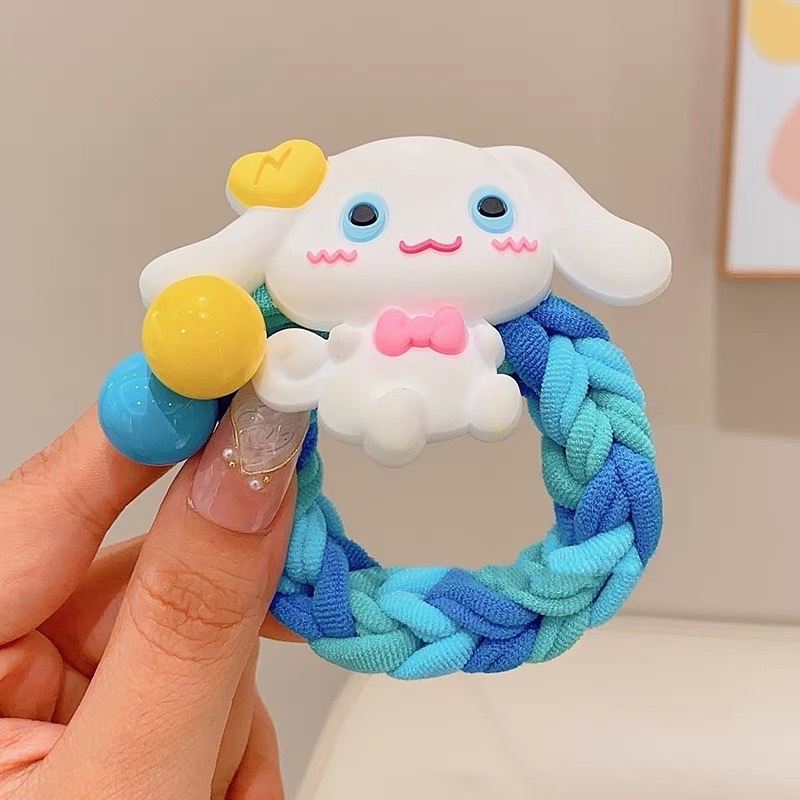 9 บาท ยางรัดผม แบบถัก ลายการ์ตูนสุนัข สตรอเบอร์รี่ หมีน่ารัก สีสันสดใส สําหรับผู้หญิง 2024