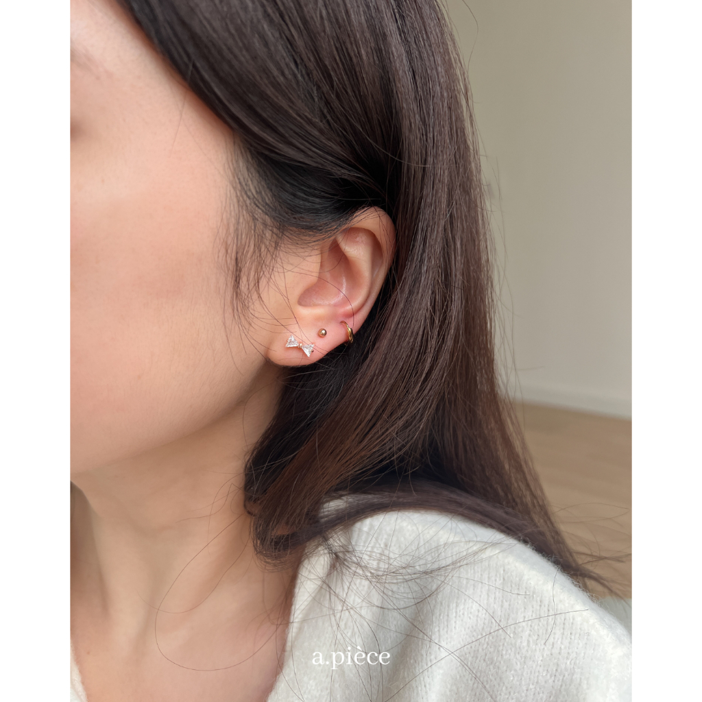 A.piece  จิวเซ็ต จิวแสตนเลส [stainless steel] bow set