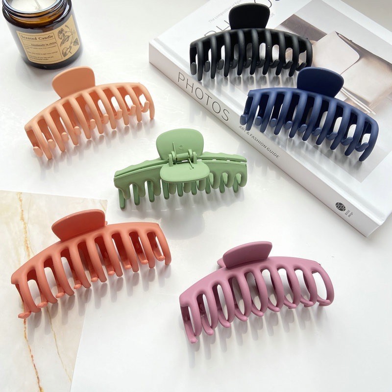 A125 กิ๊บหนีบผม กิ๊บรวบผม เก็บผมได้หมด สีด้าน พร้อมส่ง