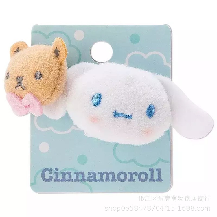 Ag ยางรัดผม ตุ๊กตาฟิกเกอร์ Melody Cinnamoroll purin ดาวคู่ การ์ตูน เครื่องประดับผม ยางรัดผม
