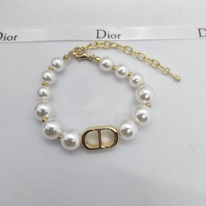 CD 30 Montaigne Choker / Bracelets  สร้อยคอ สร้อยแขน ดิออ สร้อยไข่มุก ประดับจี้ CD งานสวย ภาพงานจริง สายปรับได้
