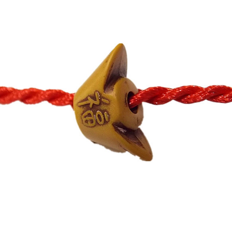 CODพร้อมส่ง1บาทสร้อยข้อมือเชือกสีแดงจี้ถั่วลิสงน่ารัก2023ใหม่ของแถมลูกค้าขายส่ง-Ranliyy