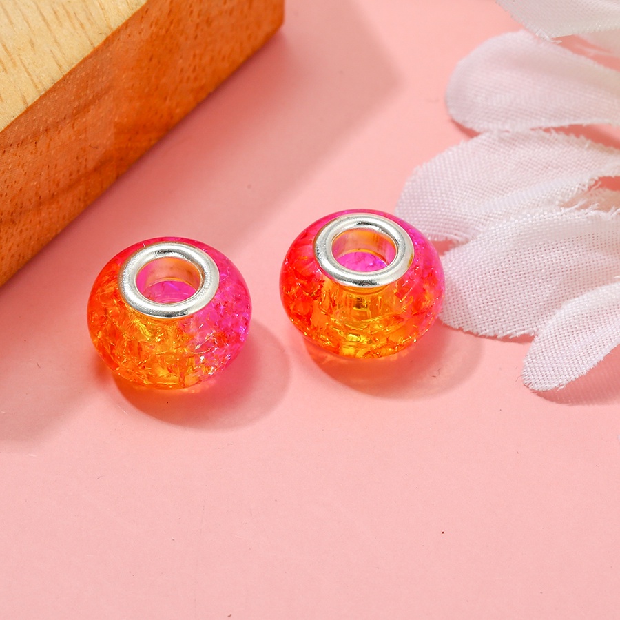 Dinglly ลูกปัด ทรงกลม 10 สี อุปกรณ์เสริม สําหรับฟาง Diy 2 ชิ้น ต่อล็อต