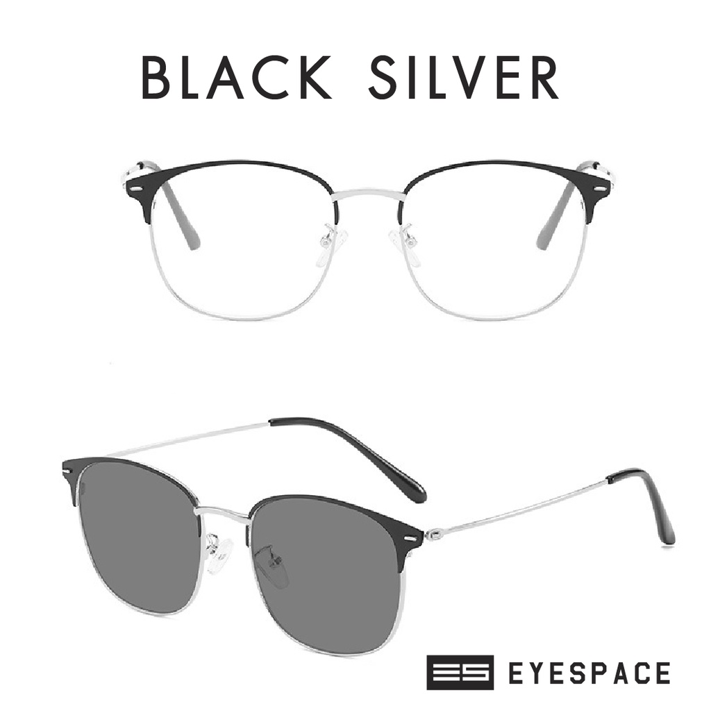 EYESPACE แว่นปรับแสง เลนส์ 2 in 1 เลนส์กันแสงคอม FA02