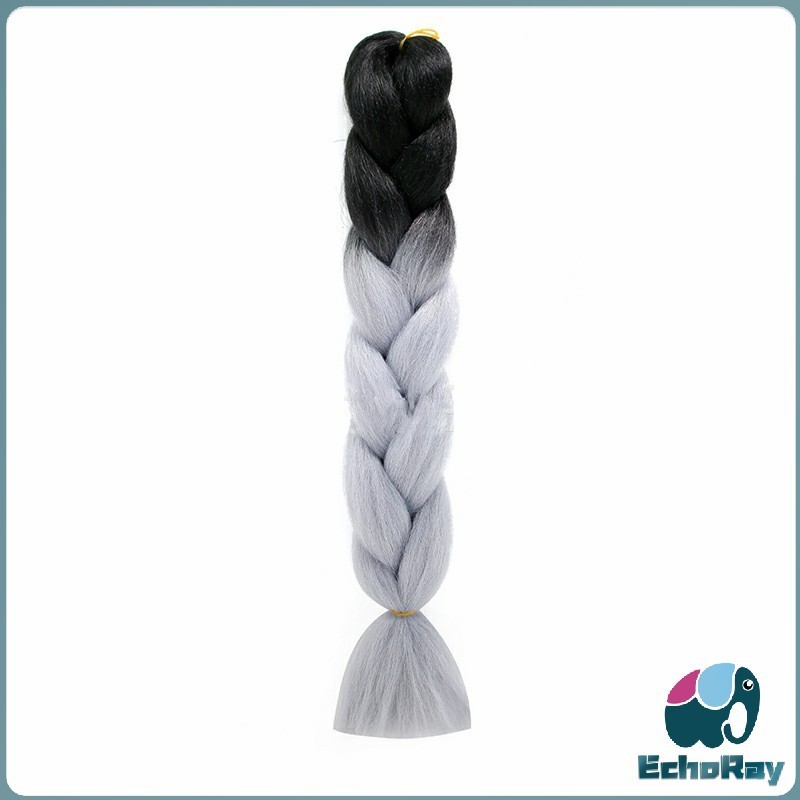 EchoRay ผมเปีย ไหมถักผม สีทูโทน แอฟริกันเดรดล็อกส์ wig braids