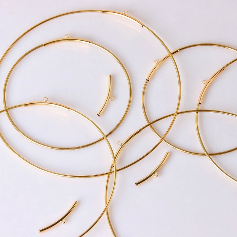 Flgo ห่วงมาคราเม่ 5 ชิ้น สําหรับทําพวงมาลัย ตกแต่ง DIY