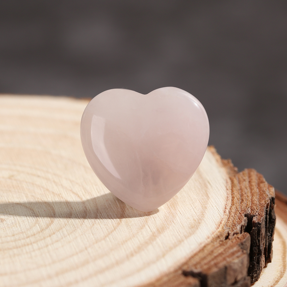 Forever จี้หินคริสตัล หินธรรมชาติ รูปหัวใจ สําหรับทําเครื่องประดับ แฮนด์เมด DIY