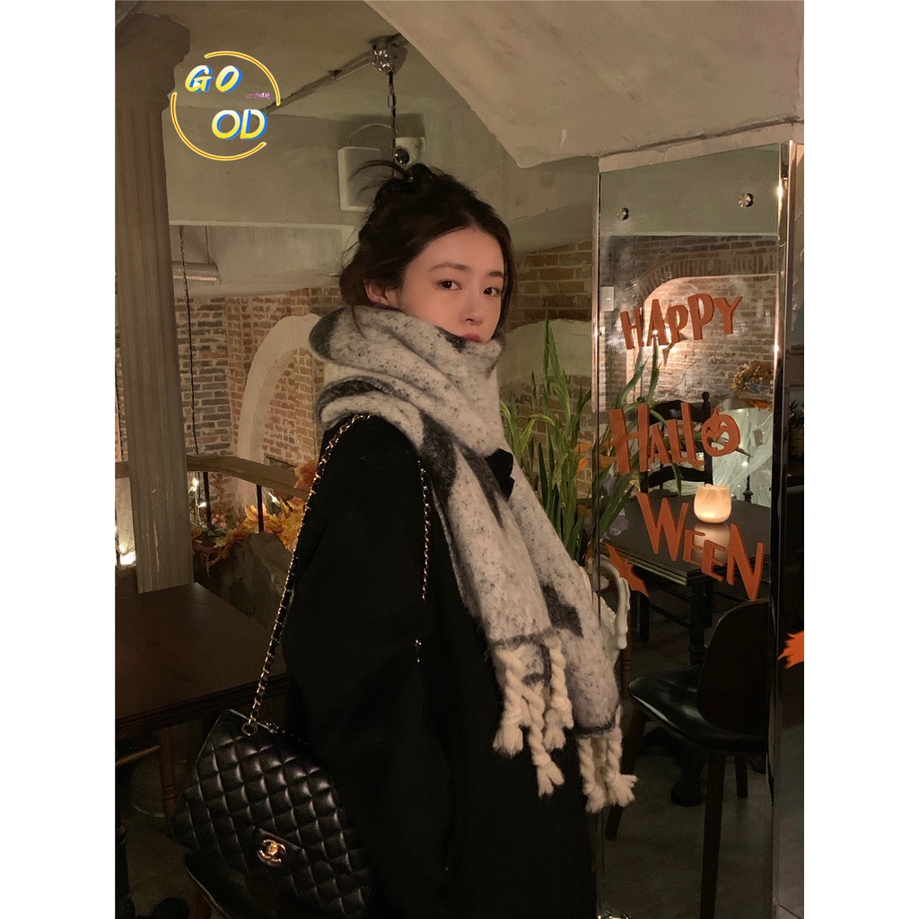 GOOD  christmas scarf ผ้าพันคอกันหนาว  WSP23B00NV 46Z231116