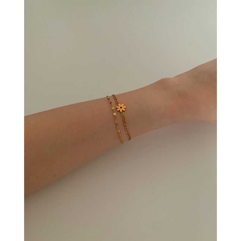 HER OBJECTIVE_HER DOUBLE CHAIN BRACELET COLLECTION