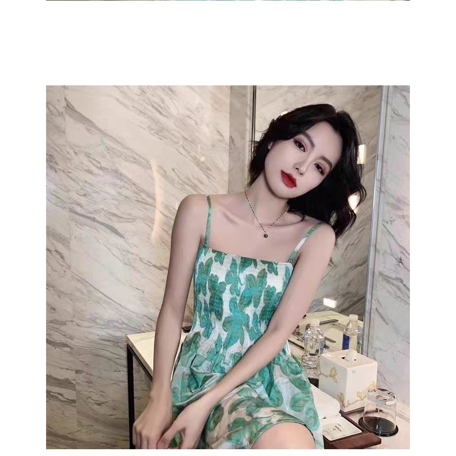 H&P Giftshop สร้อยคอสแตนเลสจี้วงกลมฝังพลอยสีเขียวมรกต เรียบหรู ดูแพง ใส่อาบน้ำได้ ไม่ลอกไม่ดำ  1955