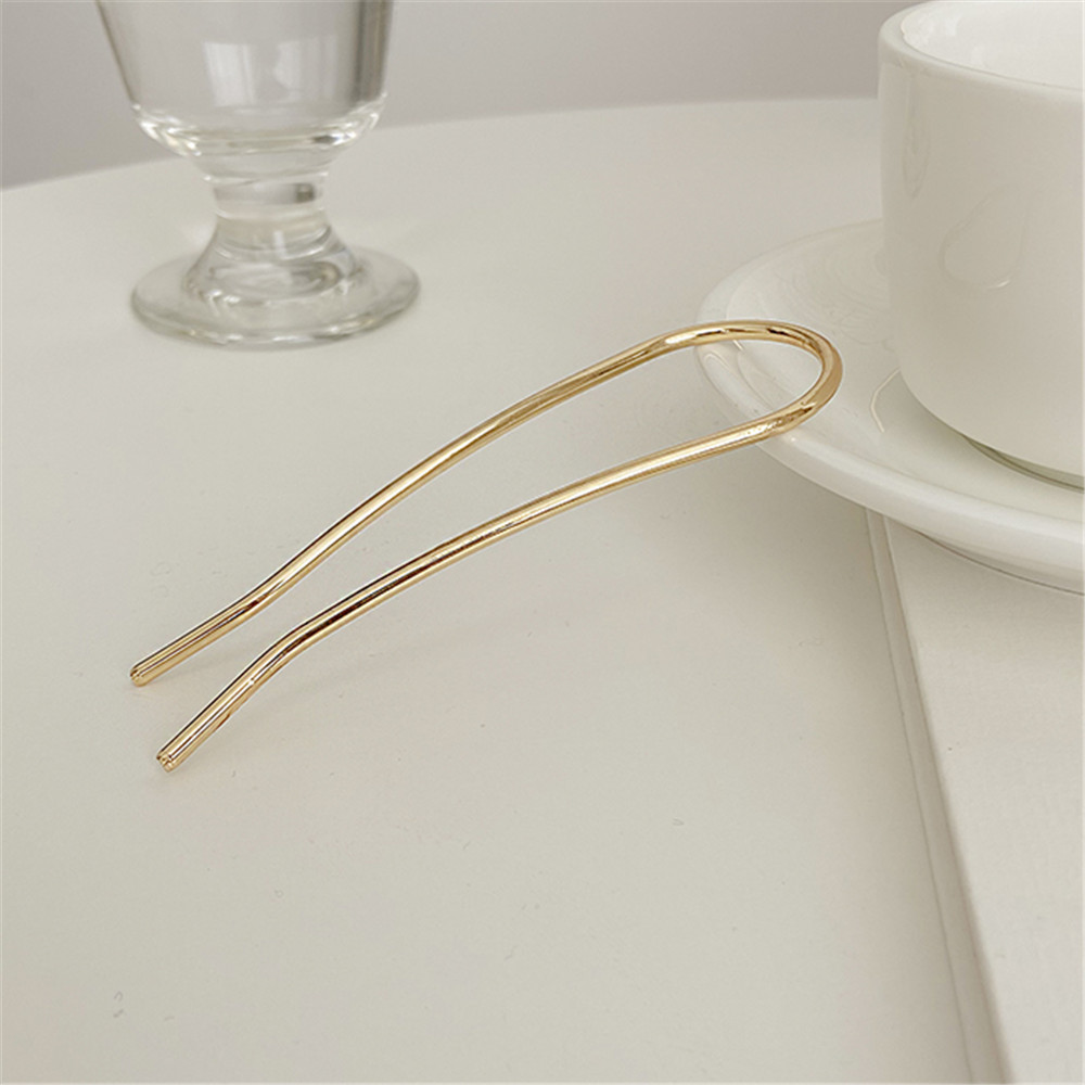 Hair Waved U-shaped Bobby Pin Barrette Salon Grip Clip Hairpins