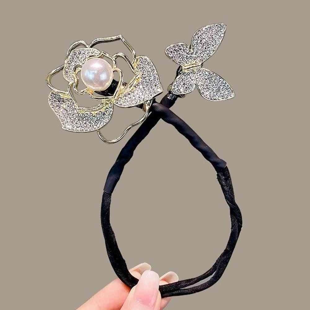 Hecceh โบติดผม เหล็ก DIY โดนัท จัดแต่งทรงผม เครื่องมือดัดผม ถักเปีย