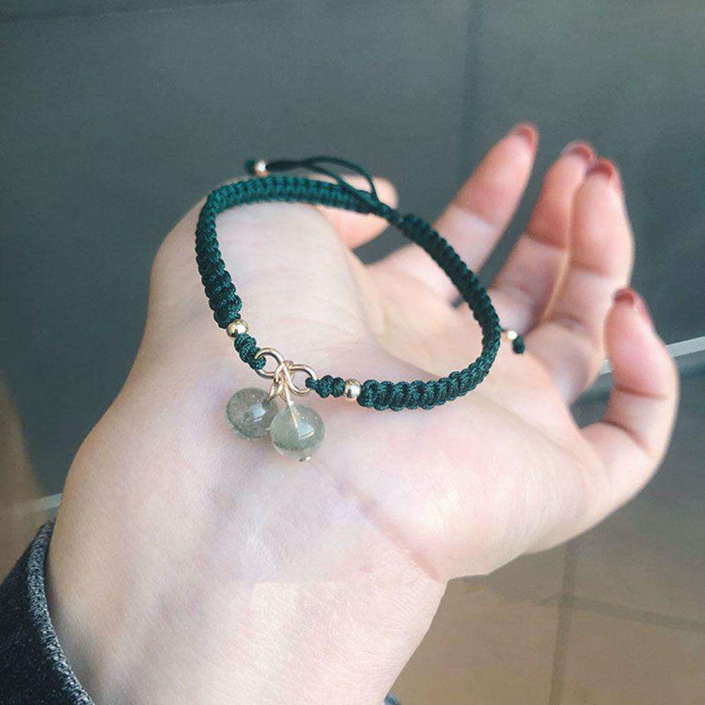 Hilario สร้อยข้อมือ แฮนด์เมด ของขวัญนําโชค บุคลิกภาพ ตกแต่งงานฝีมือ จีน สร้อยข้อมือสตริง
