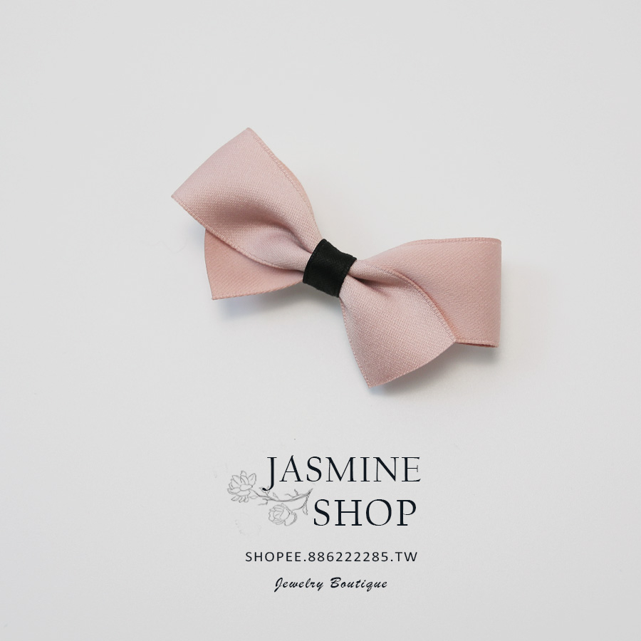 [Jasmine Shop] กิ๊บติดผม รูปโบว์น่ารัก สีชมพู สีฟ้า สีเบจ สําหรับเด็ก