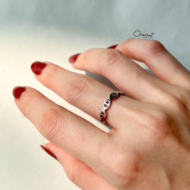 Jenny 14k ring. (แหวนงานชุบ 14k สแตนเลส สวย ทน เงา โดนน้ำหอม เจลแอลกอฮอล์ได้ ไม่ลอก ไม่ดำ)