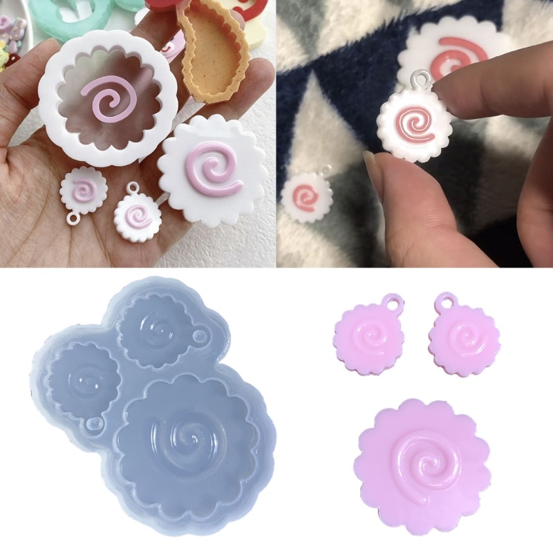 Jlove แม่พิมพ์ซิลิโคนเรซิ่น อีพ็อกซี่คริสตัล สําหรับทําจี้ต่างหู งานฝีมือ DIY