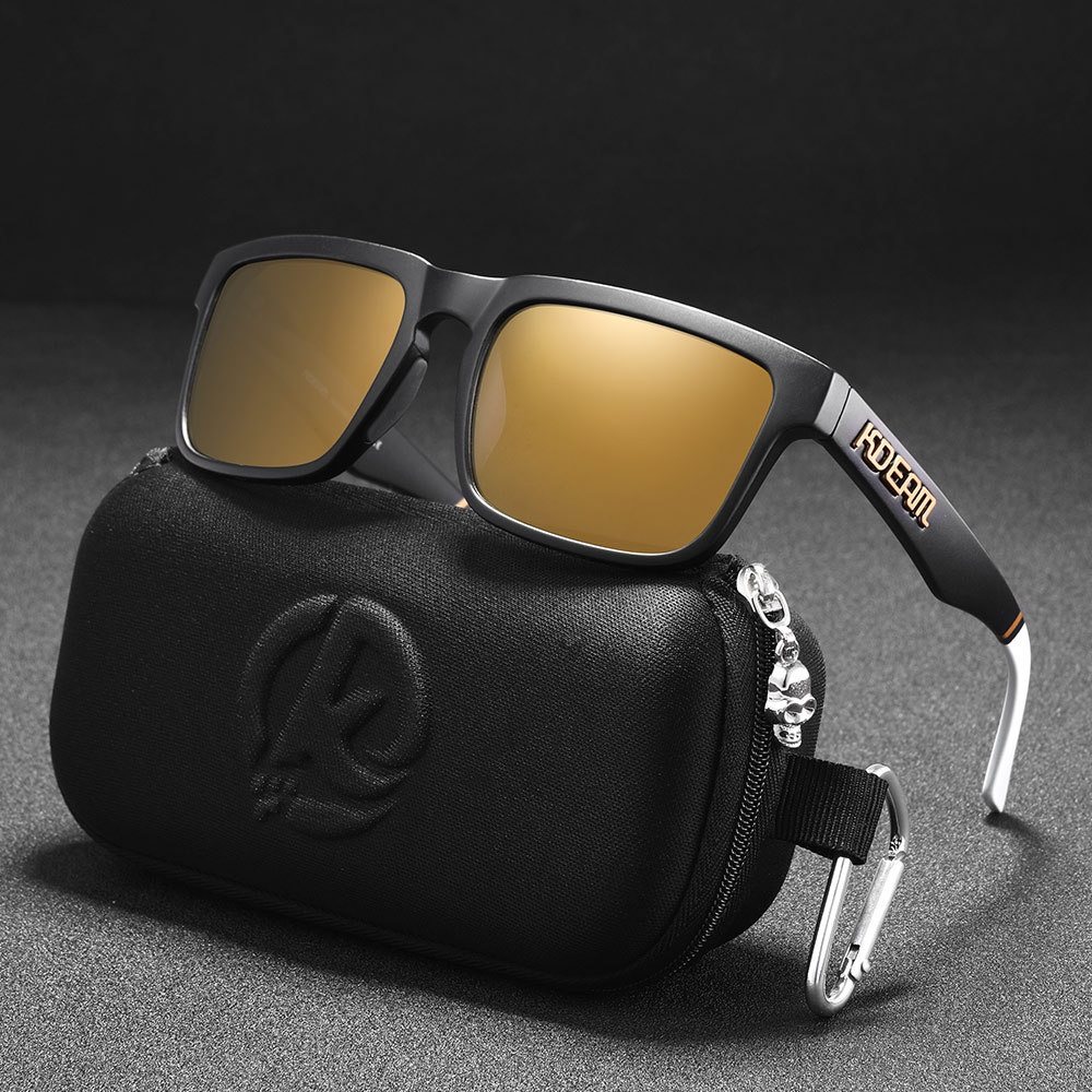 KDEAM แบรนด์แท้ 100% ร้านไทยส่งเร็ว แว่นตากันแดด เลนส์ Polarized แว่นกันแดดผู้ชาย (ผู้หญิงใส่ได้) - G141