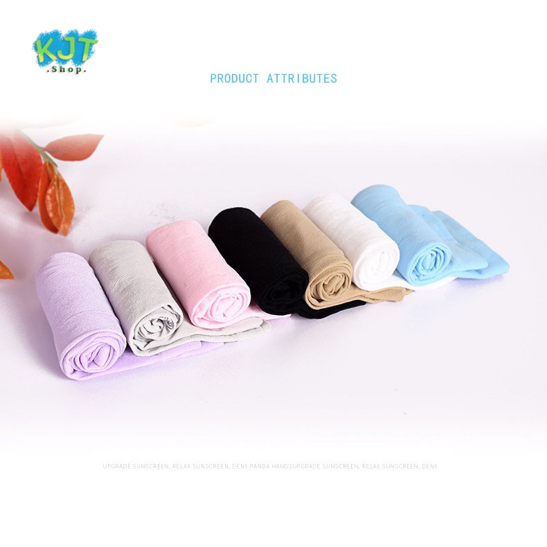 KJT  พร้อมส่ง ปลอกแขนกันแดด   กัน UV  ปลอกแขนแบบสวมนิ้ว   กันแดด กันแสง Let