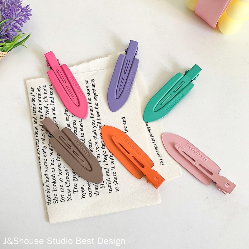 Kf383 กิ๊บติดผม โลหะ สีแคนดี้ แฟชั่นเกาหลี สําหรับแต่งหน้า เครื่องประดับผม