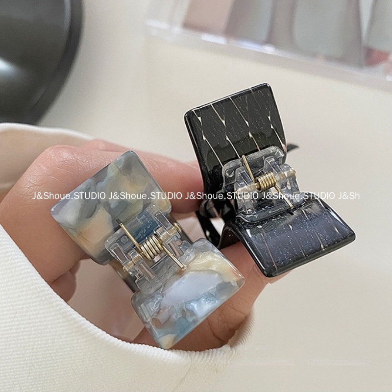 Kf529 กิ๊บติดผมหางม้าอะซิเตท ขนาดเล็ก คุณภาพสูง สไตล์เกาหลี สําหรับผู้หญิง