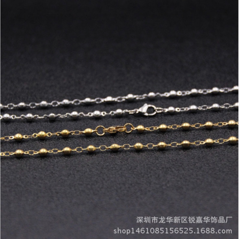 LN36 สร้อยคอสแตนเลสแท้ 100%