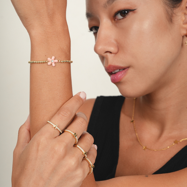 Lapaire l Candy flower bracelet