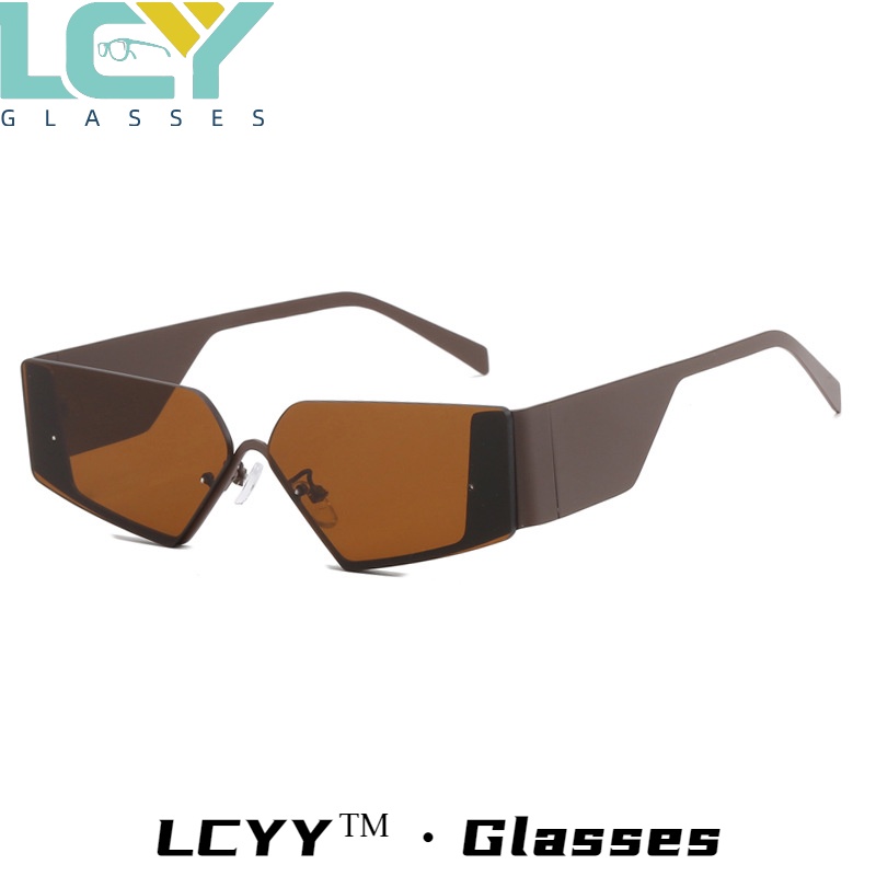 Lcyy2023 ใหม่ แว่นตากันแดด ไร้กรอบ /9327