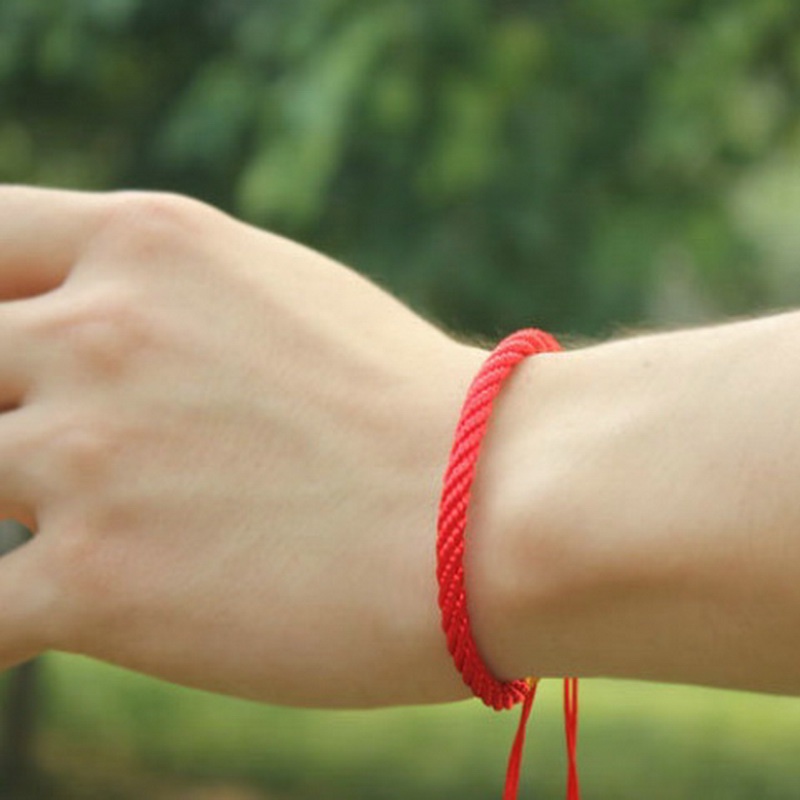 Luck Brings Good Luck Yingluo สร้อยข้อมือเชือกถัก ปรับได้ เครื่องประดับ สําหรับผู้ชาย และผู้หญิง