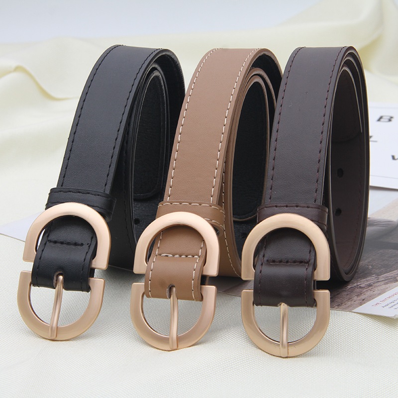 MOYENNE เข็มขัดวินเทจสุดเก๋ เทรนด์สไตล์เกาหลี เข็มขัดสูท ทรงฮิต มีหลายสีให้เลือก