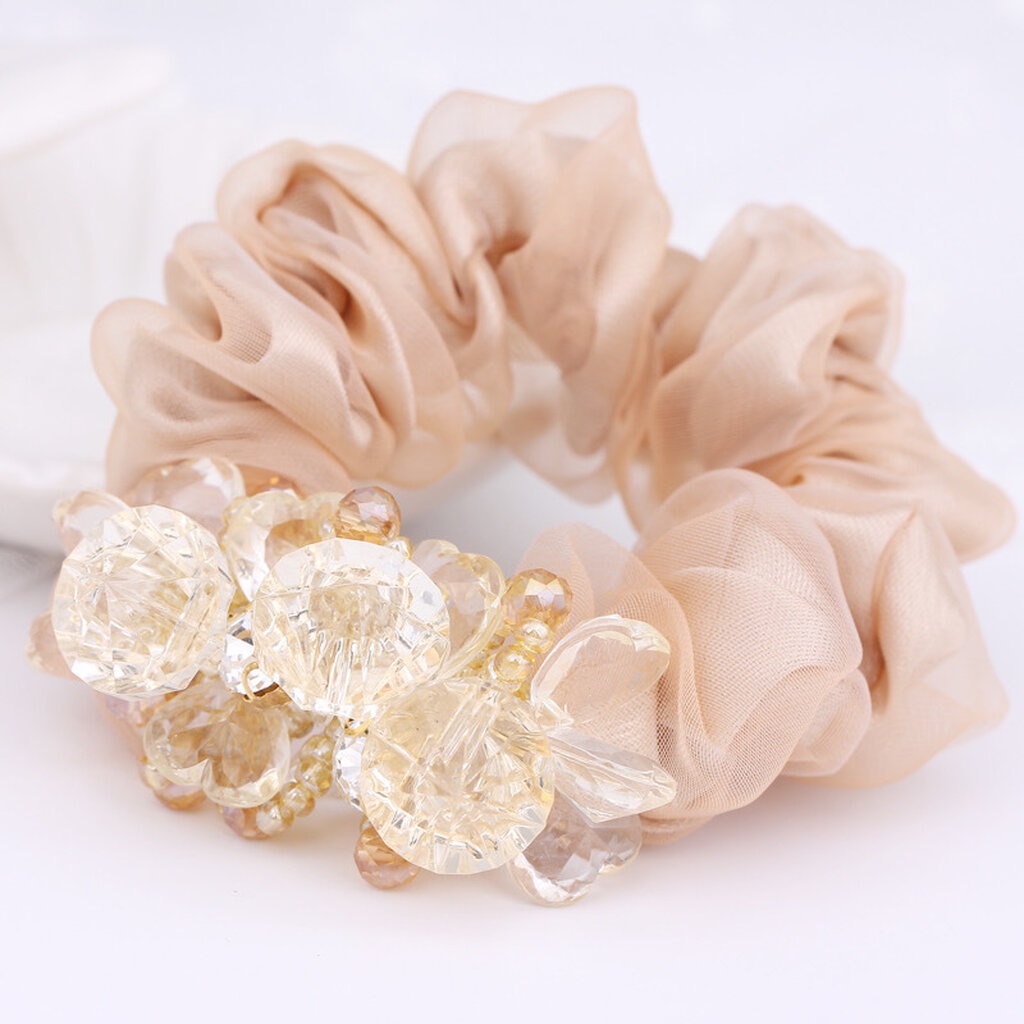 MYPINK  ยางรัดผม โบว์ผูกผม ยางมัดผม โบว์ดอกไม้ สวยมาก งานดี ไม่กินผม