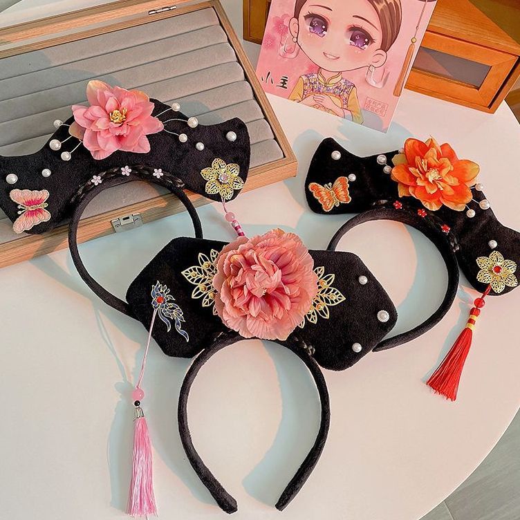 [Magpie] เครื่องประดับ ที่คาดผม รูปธงเจ้าหญิงน่ารัก สไตล์โบราณ สําหรับผู้หญิง