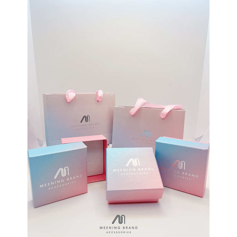 MeeningBrand ❥ สร้อยข้อมือเงิน CRYSTAL STAR  [01-0065]