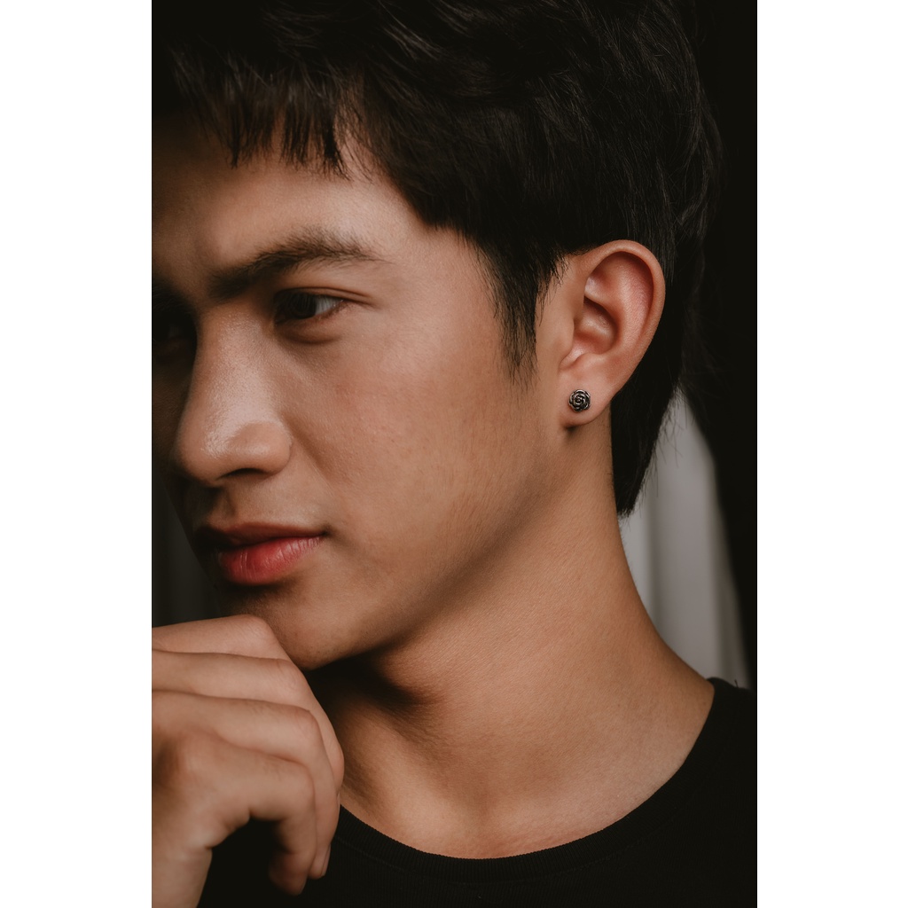 Our XX Oak ต่างหูเจาะ วัสดุไทเทเนียมเกรดเครื่องมือแพทย์ (P009-P011)