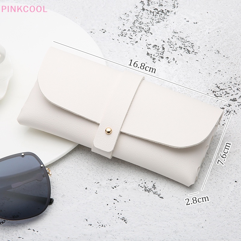 Pinkcool กระเป๋าหนังนิ่ม แบบพกพา สําหรับใส่แว่นตากันแดด