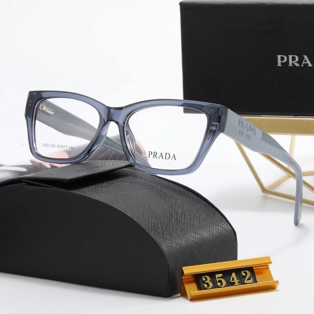 Prada ใหม่ แว่นตากันแดดแฟชั่น หรูหรา คุณภาพสูง ป้องกันรังสียูวี UV400