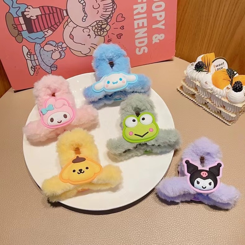 SANRIO กิ๊บติดผม รูปตุ๊กตาปลาฉลามน่ารัก แฟชั่นสําหรับผู้หญิง