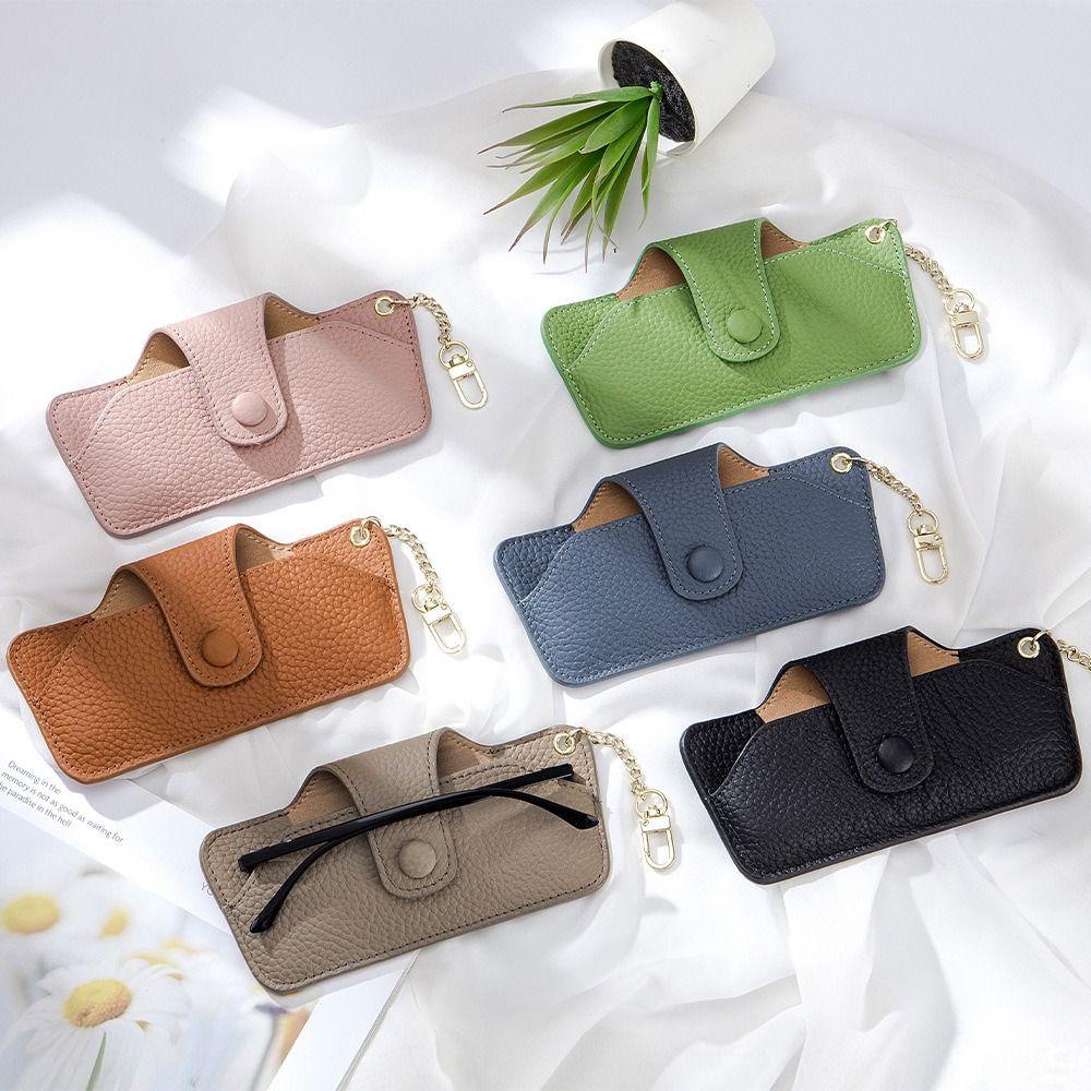 Shoogth ขายดี ขายดี เคสแว่นตา หนังแท้ แบบพกพา