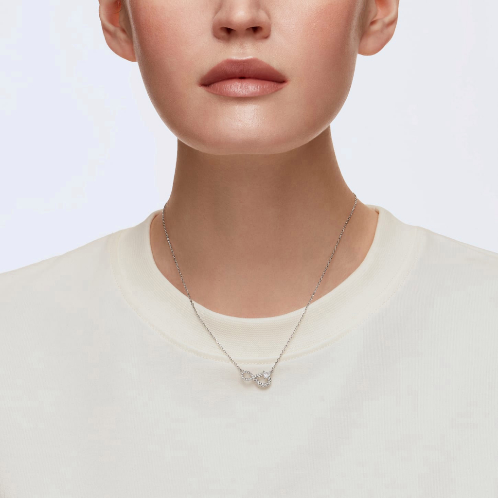 THAI S สร้อยคอ  แท้  Infinity endless necklace สร้อยคอพร้อมจี้ผู้หญิง ของแท้ 100%