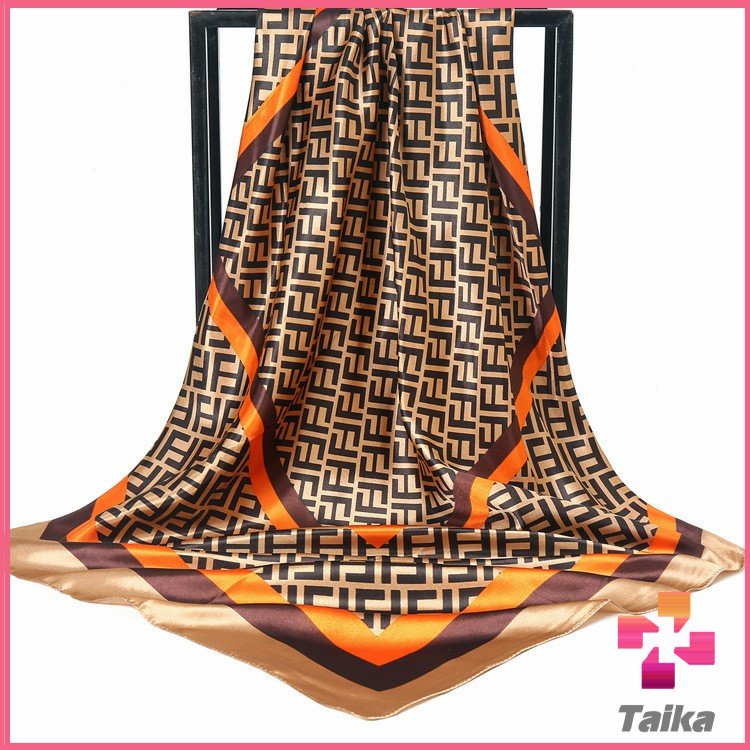 Taika ผ้าพันคอ ผ้าคลุมไหล่ สไตล์โบฮีเมียน ไหล่ ผ้าพันคอ  silk scarf