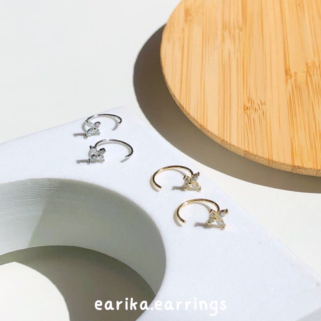 earika.earrings - ต่างหูเงินแท้ S92.5 (เจาะ) เหมาะสำหรับคนแพ้ง่าย - คอลเลคชั่นกลางเดือนตุลาคม 2022 (2)