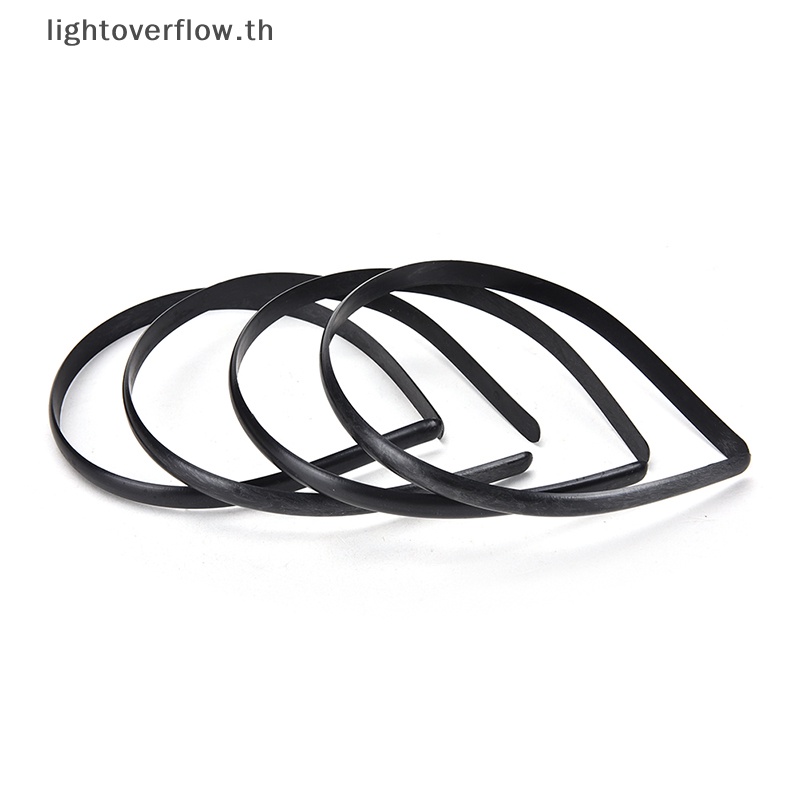 [lightoverflow] ที่คาดผมพลาสติก ไม่มีฟัน 2 สี DIY สําหรับเด็ก 10 ชิ้น ต่อชุด