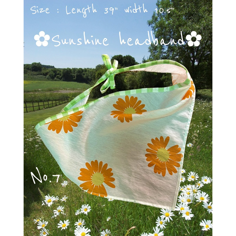 sunshine headband ผ้าโพกผม